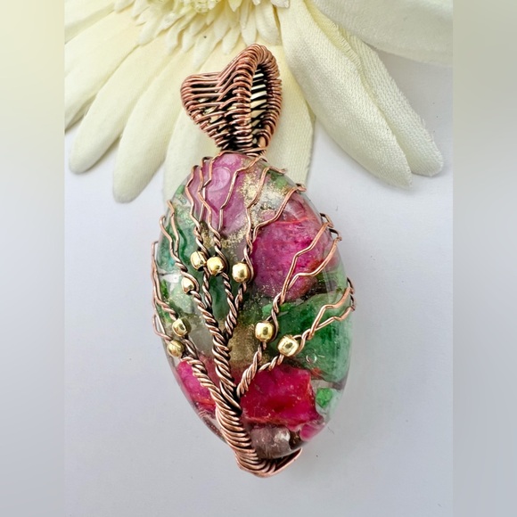 OYSTER TURQUOISE PENDANT - Picture 3 of 7